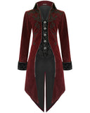 Devil Fashion Mens Charlemagne Jacket - Red & Black