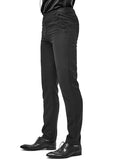 Devil Fashion Mens Gothic Steampunk Formal Dress Pants Trousers Black Wedding