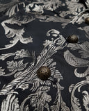 Devil Fashion Aristocrat Mens Waistcoat Vest - Black & Gold