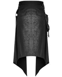 Punk Rave Hazardine Mens Dieselpunk Half Skirt Kilt