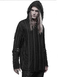Punk Rave Dreamscar Mens Apocalyptic Hooded Top