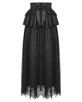 Dark In Love Rosaliene Gothic Lace Court Skirt
