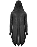 Devil Fashion Techtronic Circuitry Lapse Mens Hooded Cloak Cardigan