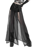 Punk Rave Dystopian Dreams Womens CyberPunk Layered Hot Pants & Skirt
