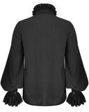 Devil Fashion Calpernicus Mens Gothic Shirt & Cravat - Black