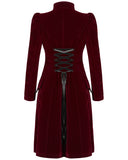 Punk Rave Womens Vespertine Mid-Length Coat - Red