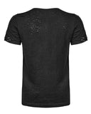 Punk Rave Atompunk Mens Apocalyptic Broken Knit T-Shirt Top
