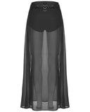 Punk Rave Dystopian Dreams Womens CyberPunk Layered Hot Pants & Skirt
