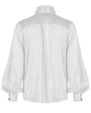 Punk Rave Columbus Mens Shirt - White
