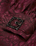 Punk Rave Mens Serpentine Gothic Dandy Shirt - Red