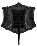 Punk Rave Valyria Cincher Corset - Black