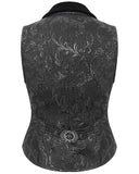 Devil Fashion Hystronica Womens Gothic Waistcoat Vest