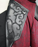 Devil Fashion Womens Gothic Hooded Jacket Coat Red Dieselpunk Assassins Creed