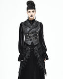 Devil Fashion Lycidas Womens Baroque Tailed Waistcoat Vest