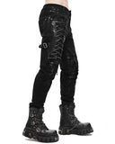 Devil Fashion Burning Asphalt Mens Dieselpunk Pants