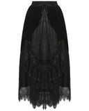 Dark In Love Scarletta Gothic Skirt - Black