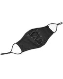 Punk Rave Gothic Face Mask - Black With Corset Lacing
