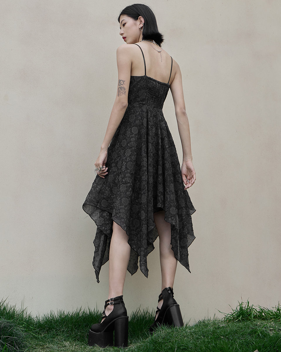 Punk Rave Daily Life DarkFlower Gothic Summer Dress – Violent Delights Punk Rave Daily Life DarkFlower Gothic Summer Dress – Violent Delights