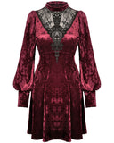 Dark In Love Alizarine Gothic Mini Dress