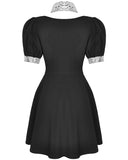 Dark In Love Vertexia Gothic Skull Lace Mini Dress