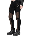 Devil Fashion Octane Mens Steampunk Pants - Black & Brown