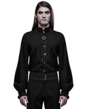 Punk Rave Amulet Mens Shirt - Black & Red