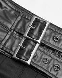 Punk Rave Hazardine Mens Dieselpunk Half Skirt Kilt