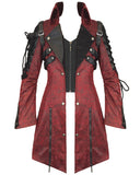 Punk Rave Mens Poisonblack Jacket - Red