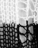 Punk Rave Womens Shredded Broken Knit Sweater Top - Black & White Stripe