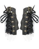 Devil Fashion Mens Dieselpunk Fingerless Gloves