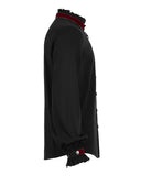Punk Rave Amulet Mens Shirt - Black & Red