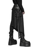 Punk Rave Hazardine Mens Dieselpunk Half Skirt Kilt