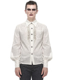 Devil Fashion Harker Mens Shirt - White