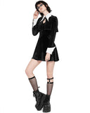 Punk Rave Incantine Gothic Lolita Witch Dress - Black Velvet