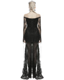 Dark In Love Enchantress Long Gothic Lace Evening Dress