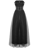 Dark In Love Carnarosa Beaded Tulle Gothic Wedding Dress