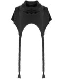 Punk Rave Diobella Womens Gothic Hooded Scarf Shawl