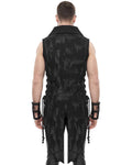 Devil Fashion Mens Apocalyptic Punk Tailed Waistcoat Vest
