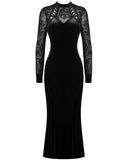 Dark In Love Diascia Gothic Velvet Dress