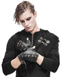 Devil Fashion Mens Dieselpunk Fingerless Gloves