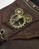 Devil Fashion Octane Mens Steampunk Pants - Black & Brown