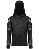 Devil Fashion Cenotaph Mens Dieselpunk Hooded Top