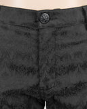 Devil Fashion Edison Mens Pants - Black Brocade