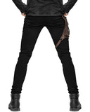 Devil Fashion Octane Mens Steampunk Pants - Black & Brown