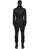 Punk Rave Halifax Mens Morning Jacket - Black
