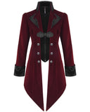 Devil Fashion Mens Lannister Jacket - Red & Black