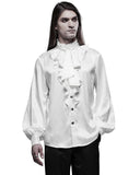 Punk Rave Columbus Mens Shirt - White