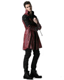Punk Rave Mens Poisonblack Jacket - Red
