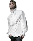 Punk Rave Lestat Mens Shirt - White