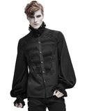 Devil Fashion Verendus Mens Gothic Shirt - Black